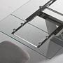 Dining table Glass/steel 4
