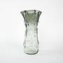 Vase Muranoglas Grau 1960er Jahre 2