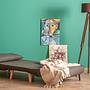 Foldable Sofa Bed 1-seater Dark Grey 3