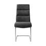 2x Freischwinger Strukturstoff Edelstahl Schwarz 1