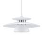 Pendant lamp 1-bulb metal white 0