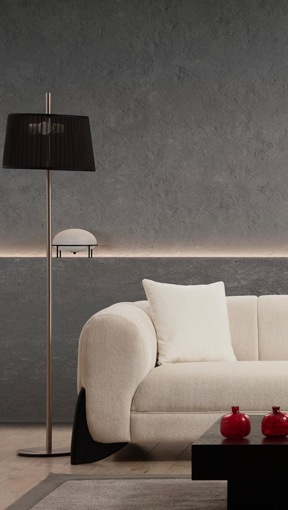 Sandreo 3-Sitzer Sofa Weiß 4