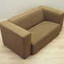 Vintage Sofa Textil Braun 1980er Jahre 5