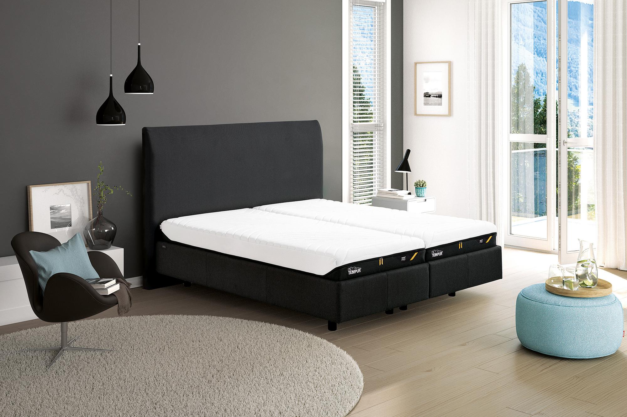 PRO® Plus CoolQuilt Matratze 27cm Mittelfest Hybrid 90cm B 7