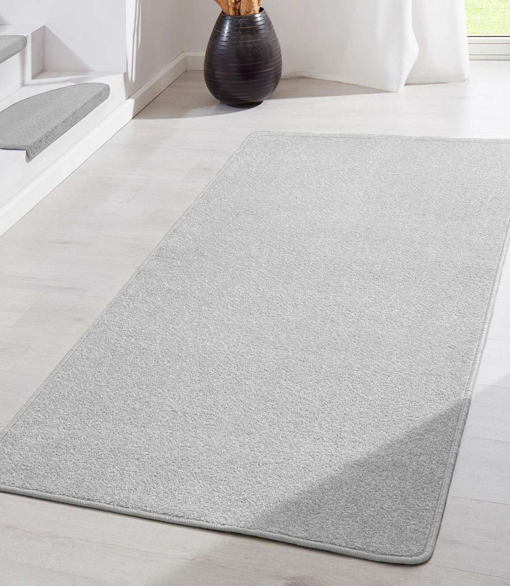 Läufer Textil Grau 0