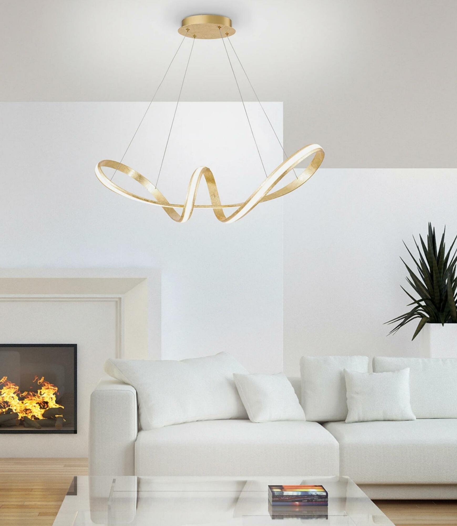 LED-Pendelleuchte Melinda I Aluminium / Acrylglas 1-flammig 2