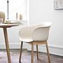 JH30 Elefy Stuhl Eiche Plastik Beige 3