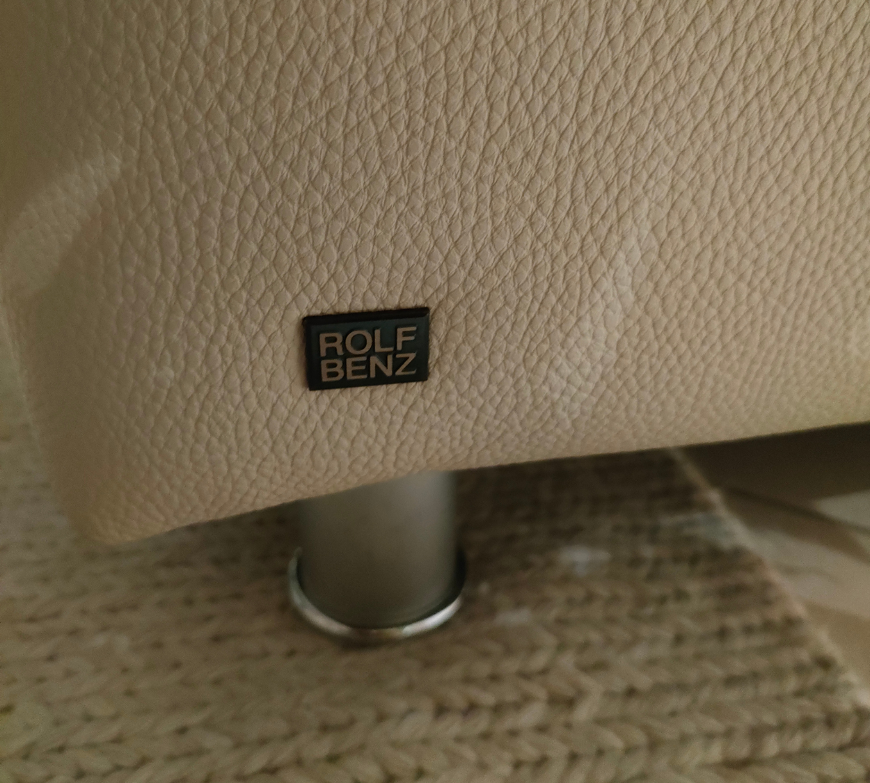 Sofa Leder Beige 2