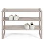 Shoe rack Welbeck with 3 shelves metal cashmere 3