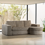 Sofa 3-Seater Chaiselongue Left Right Beige 1