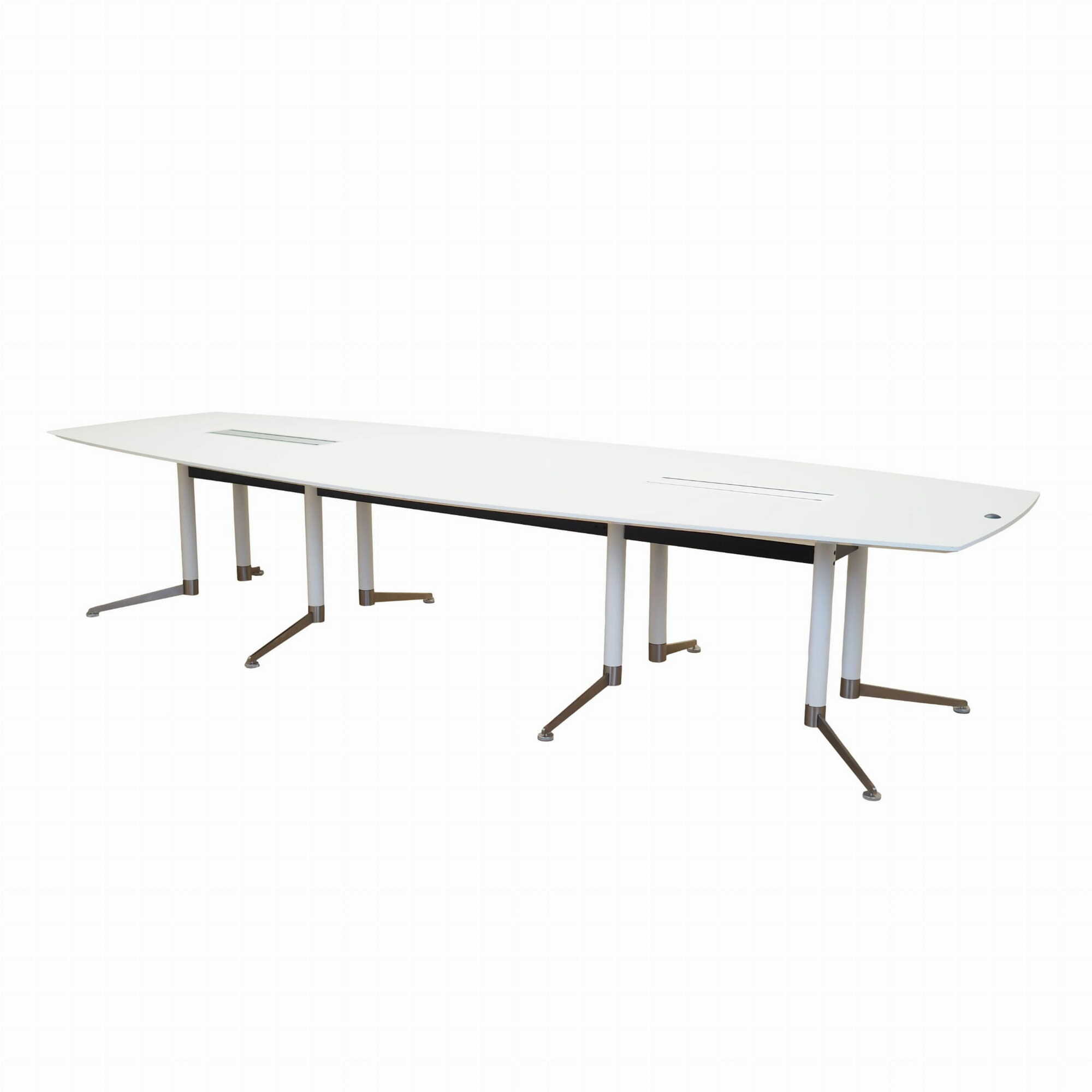Conference table Plastic Metal White 0