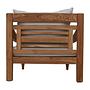 Bahama Gartensessel Teakholz Textil 4