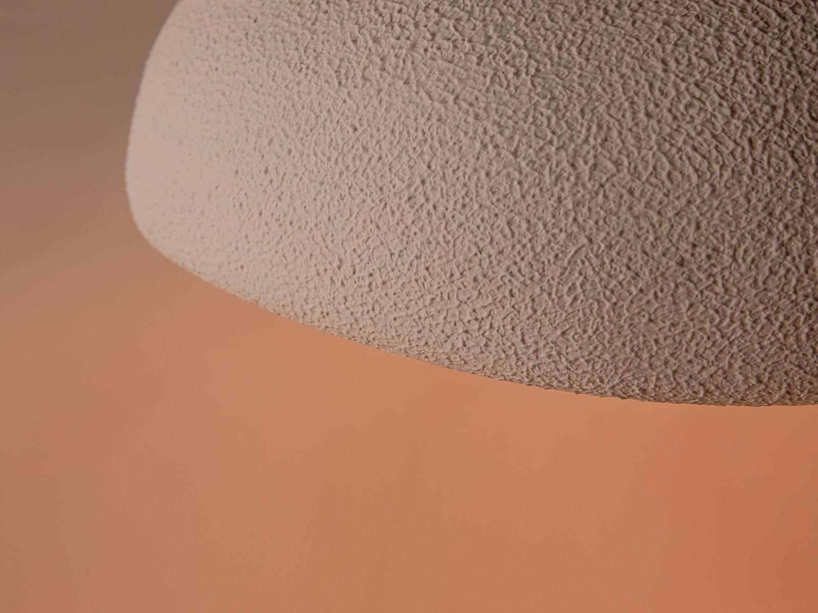 Rut Lampada a sospensione in tessuto bianco 66x50x20 cm 3