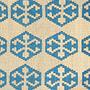 Kilim Gashgai Teppich Blau 3