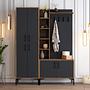 Extend Wardrobe Walnut Brown Anthracite 150cm x 200cm 1