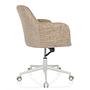 SOLAO HOME Office chair Bouclé Light Brown 7