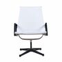 Aluminium Group Chair EA 115 Sessel Leder Weiß 1