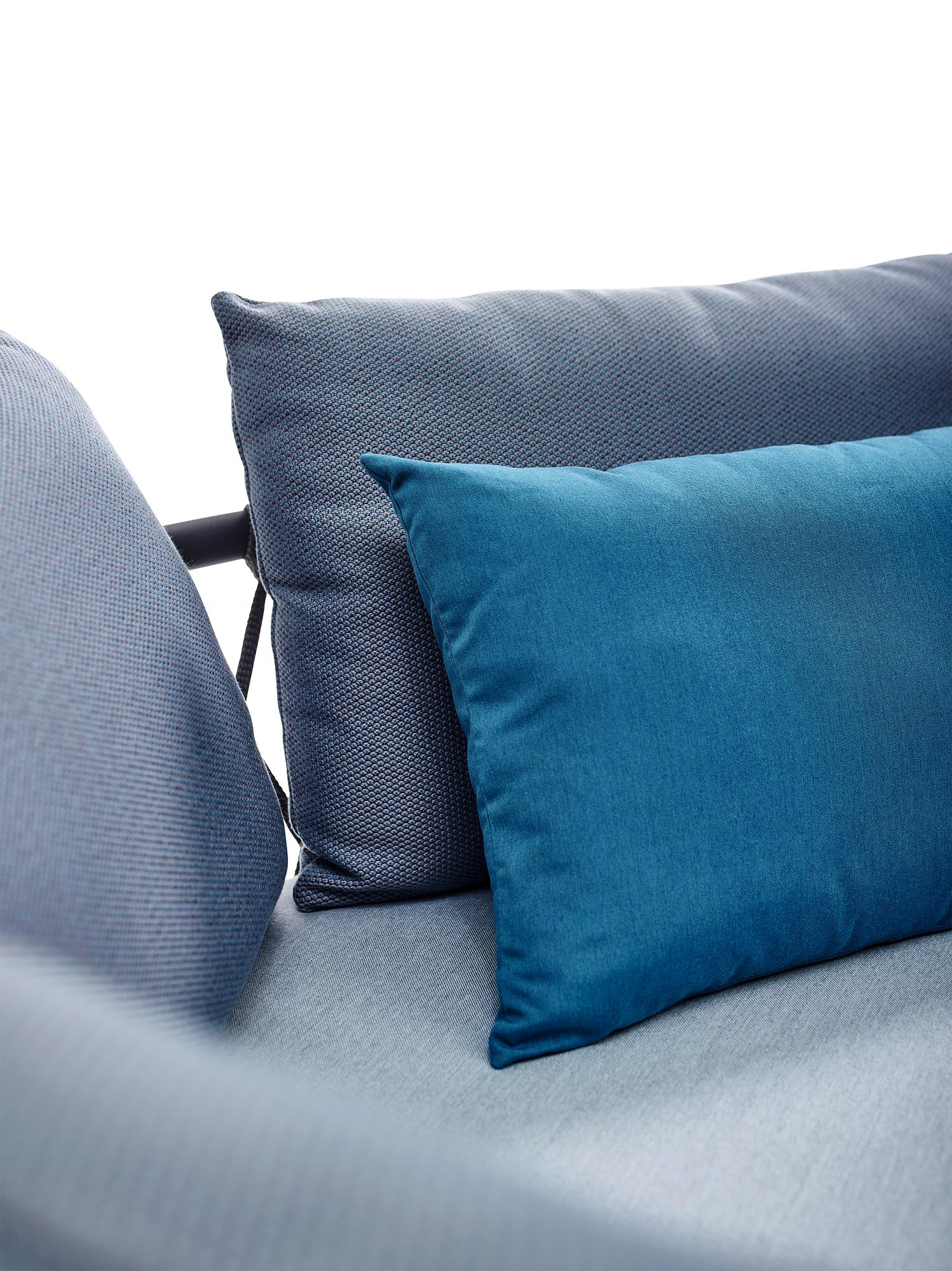 Caro Garten Lounge-Set Klein Anthrazit Blau 5