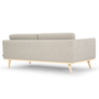 Johan Sofa 3-Sitzer Vega Sand Dune 1