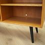 Bücherregal Holz Beige 1970er Jahre  11