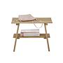 Massive Garderobenbank Eiche Breite: 60 cm 3