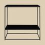 Console table Metal Black 1