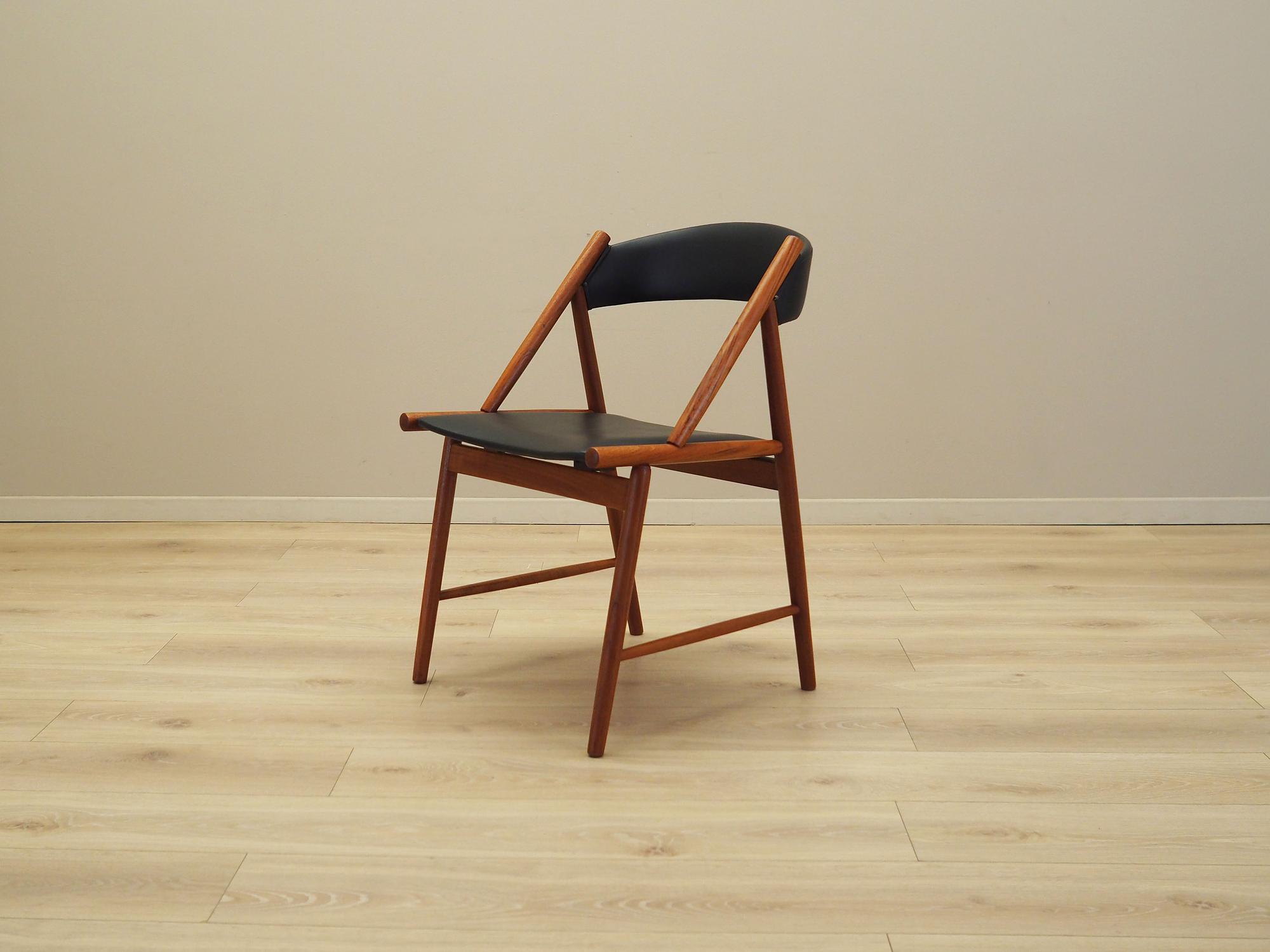 Dining chair Teak wood 1970s 2