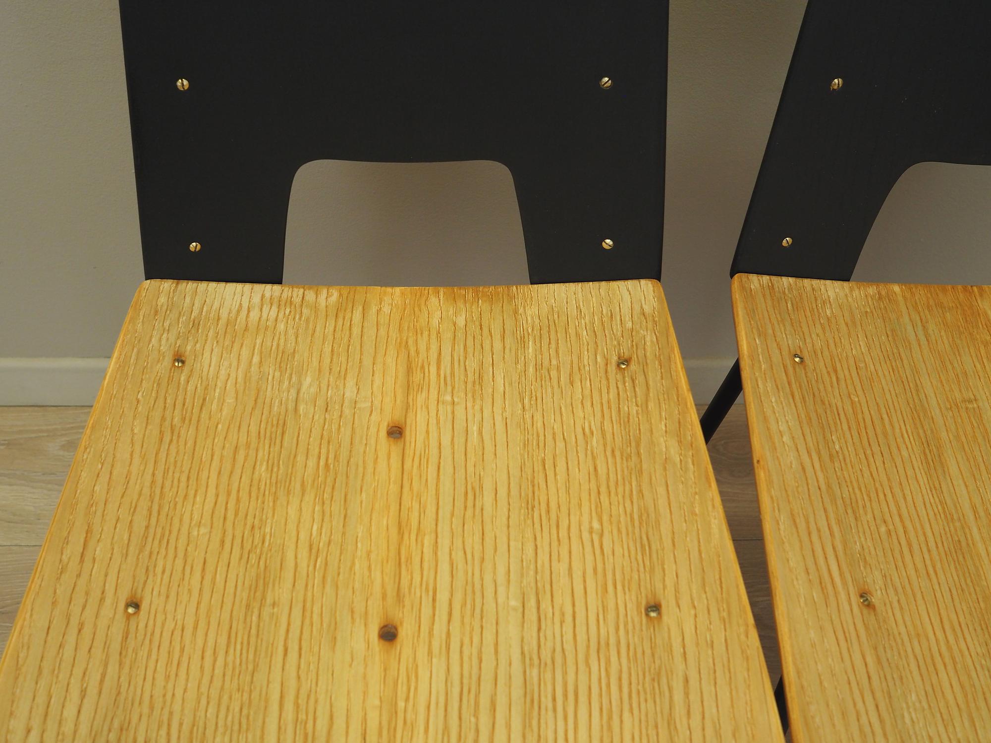 6x Carlo Ratti Dining Chair Green 1950s 8