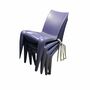 4x Louis 20 Stuhl by Philipp Starck Kunststoff Violett 5
