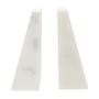 2x Marris White Marble Buchstützen
 1
