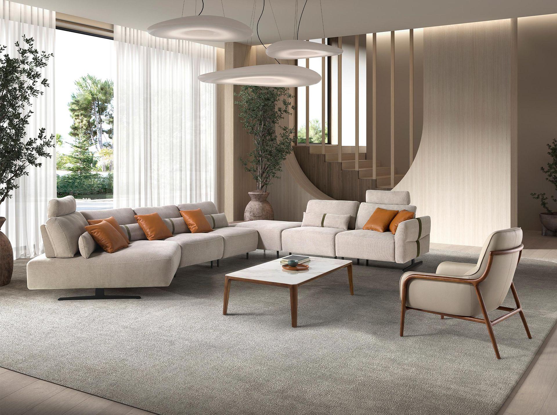Modular Sofa Chaise Longue Left Sand 3