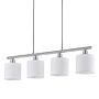 Tommy Pendant Lamp Cotton Fabric Iron 4-light 0