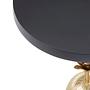 Kensington Townhouse Schwarz-Goldener Beistelltisch
 1