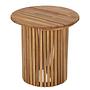 BAYONNE Side Table Acacia Wood Brown 3