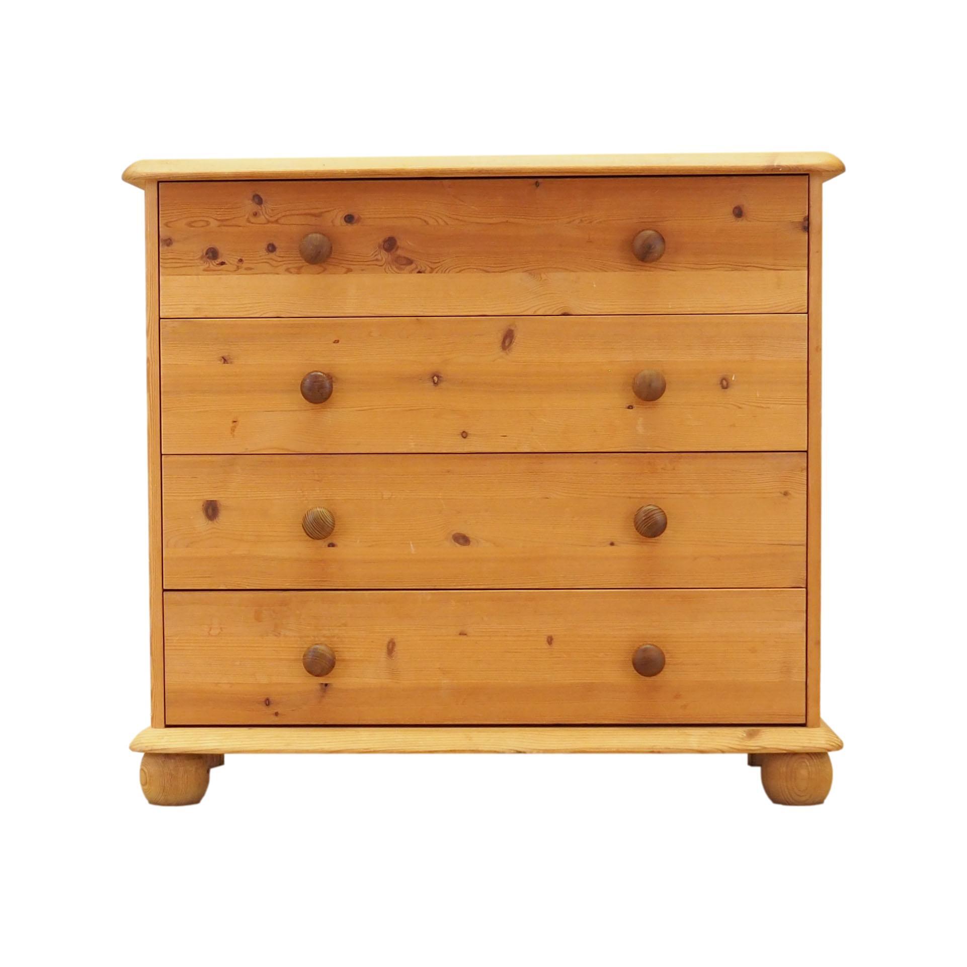 Chest of drawers Pine wood Brown 0