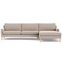 Astha Ecksofa Récamiere Rechts Beige Agnes Brown 0