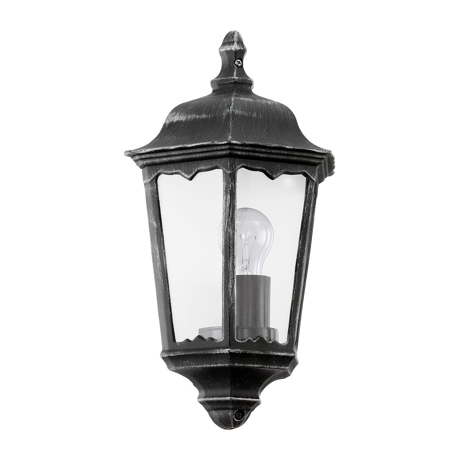 Navedo IV Außenwandleuchte Glas Aluminium 1-flammig 0