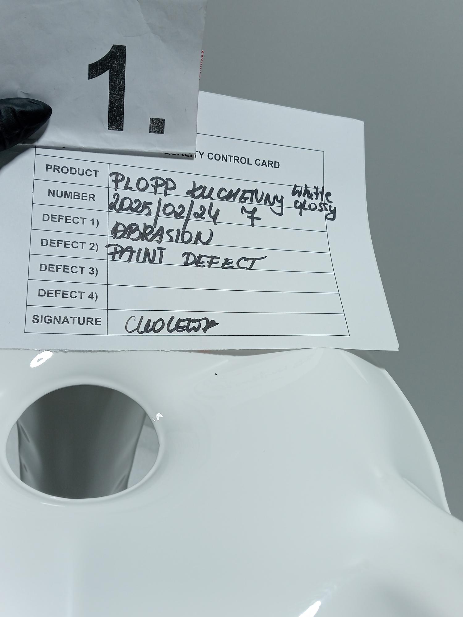 Plopp Küchenhocker Stahl Weiß Glänzend 3