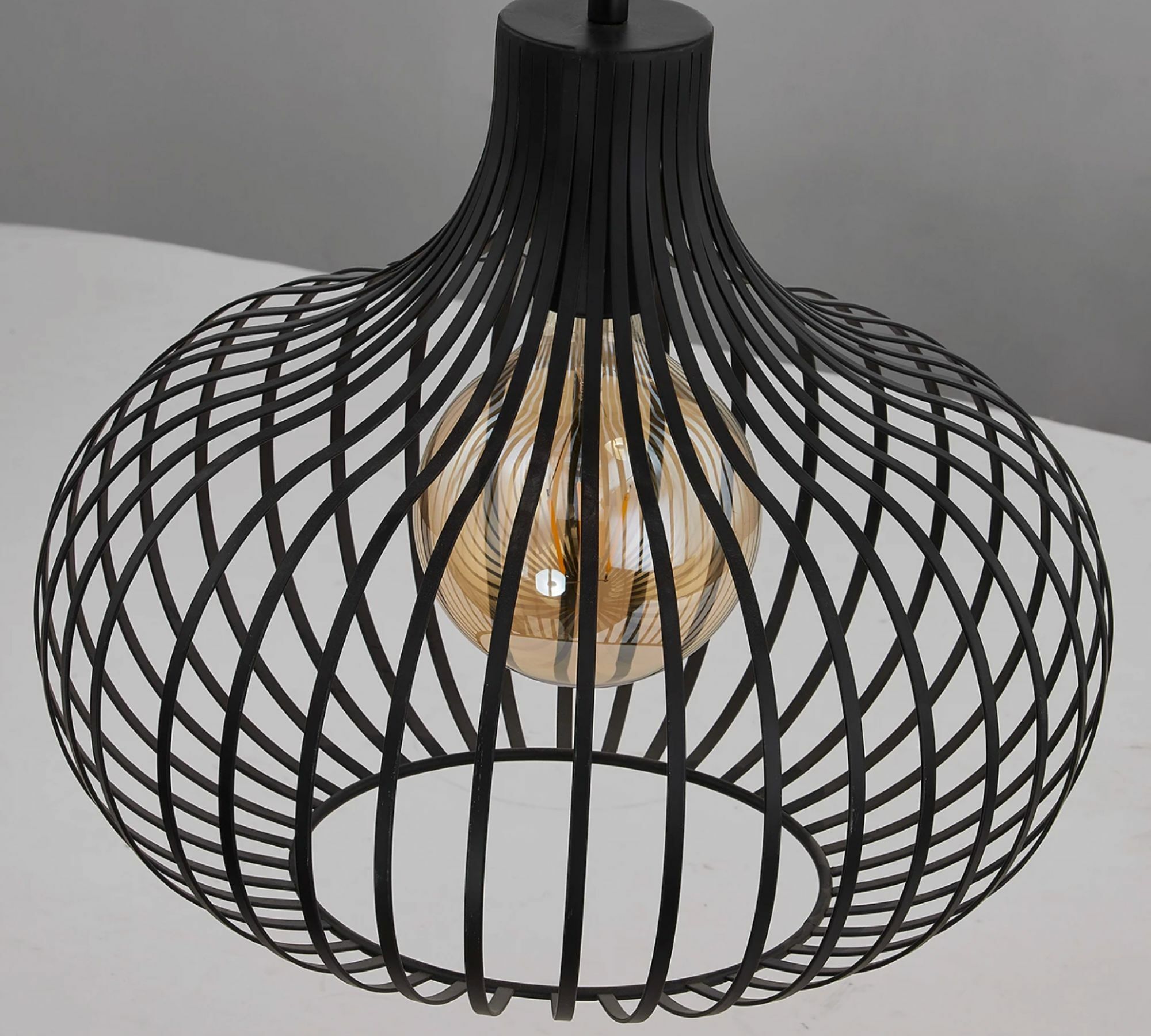 Pendant lamp iron black 3
