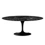 Saarinen Couchtisch Rund Marmor Schwarz 0