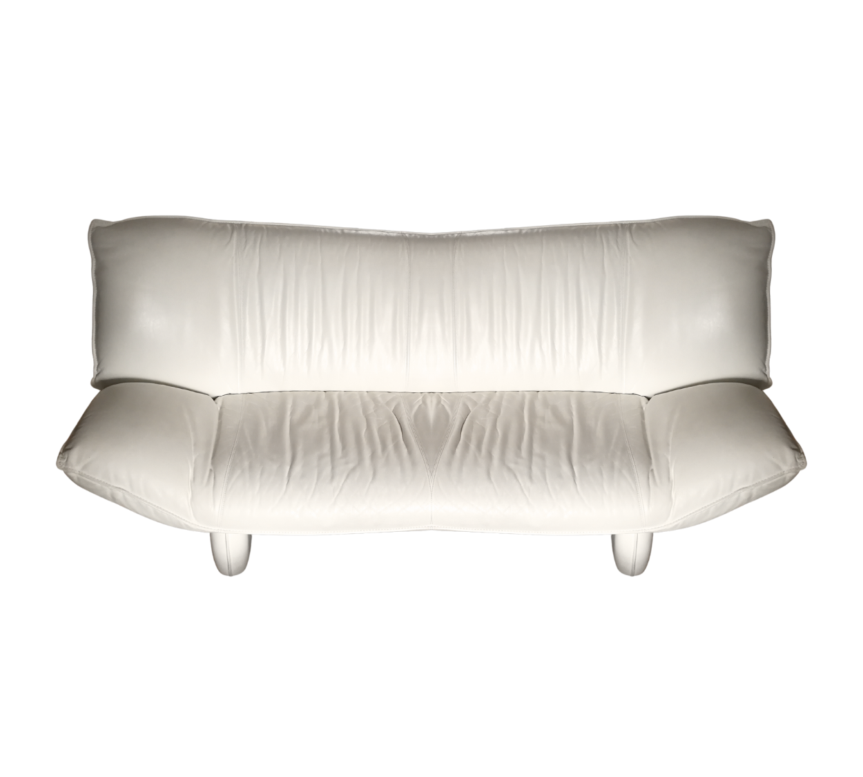 Tango Sofa 2-Sitzer Leder Weiß 0