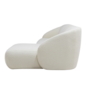 Blanca 3-Sitzer Sofa Récamiere Rechts Bouclé Off White 4
