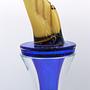 Vintage Postmodern Weinkaraffe Glas 6