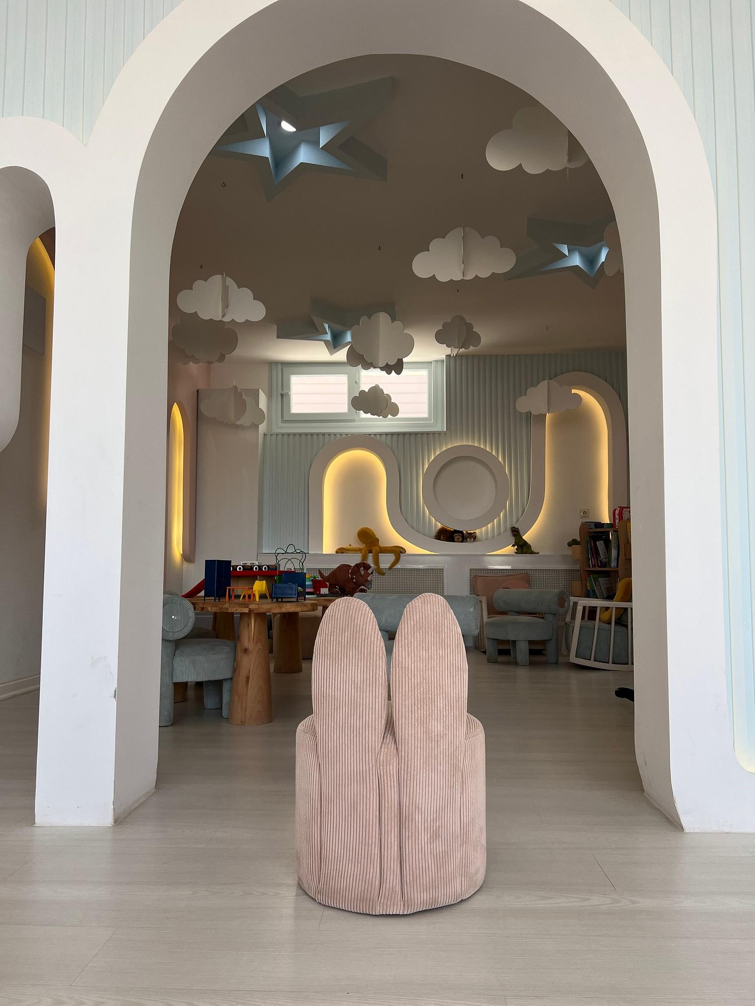 Bunny Armchair Pink 3