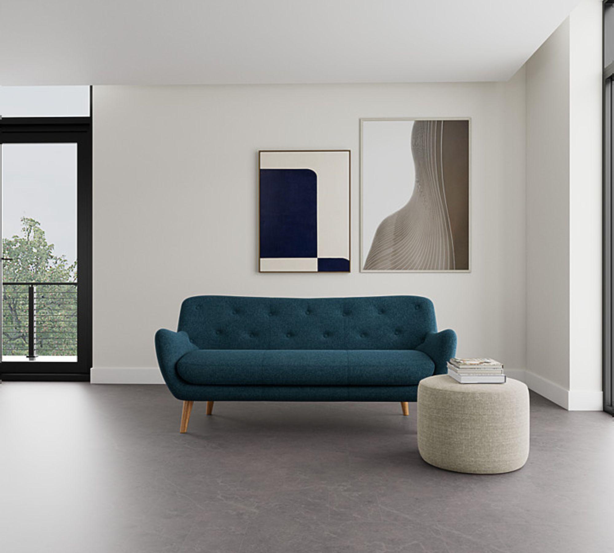 Herman Sofa 3-Sitzer Olena Midnight Blue 2