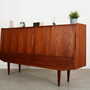 Vintage sideboard teak brown 1960s 3