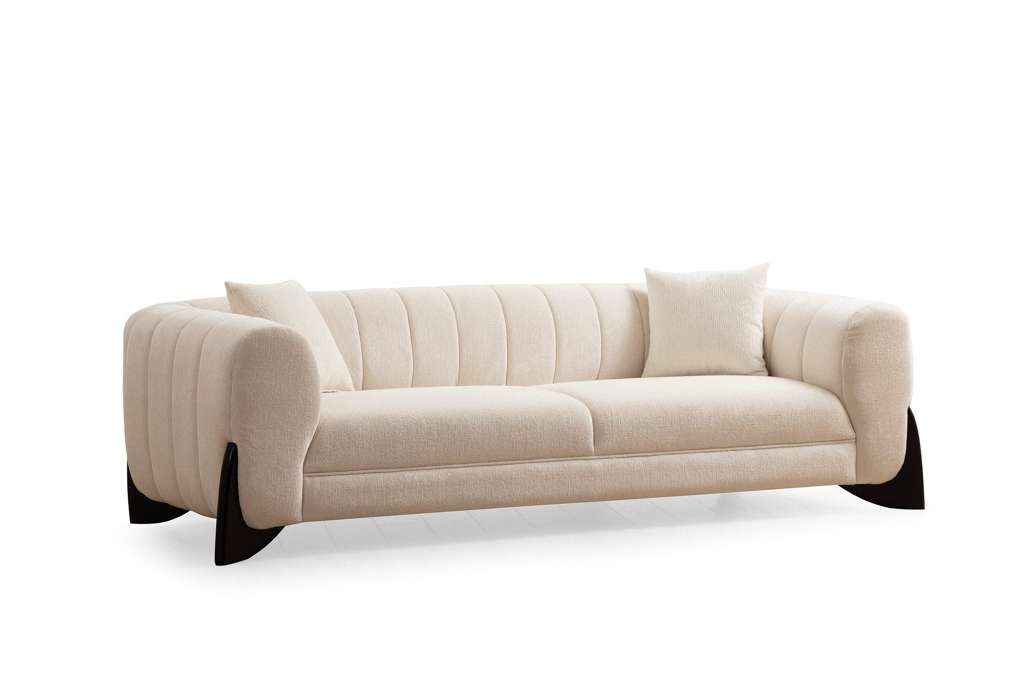 Sandreo 3-seater sofa white 6