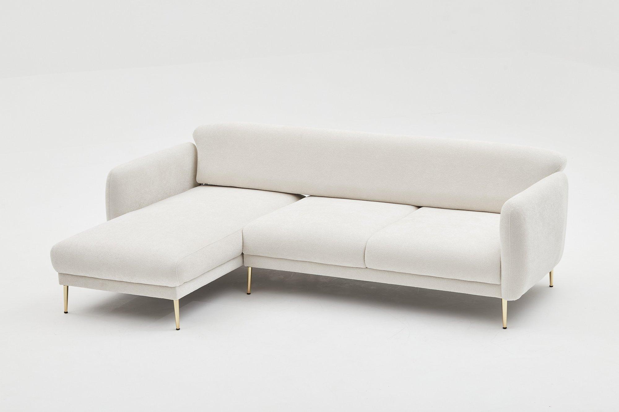 Simena Sofa Récamiere Links Creme 9