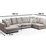Colorado corner sofa Beige 6