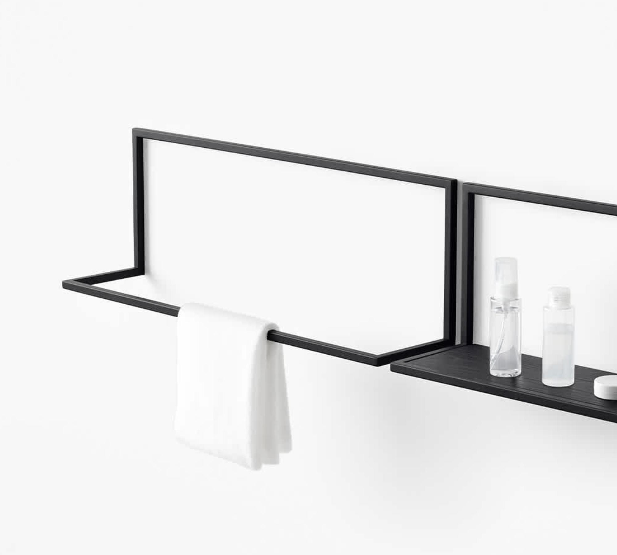 Frame Wall shelf Black 1